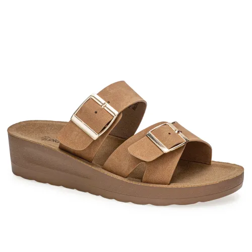 Platanitos Marron de Mujer modelo Sandalia Dama S Vilma marrones sintéticos mujer 2025042121052494989 Sintético Sintético